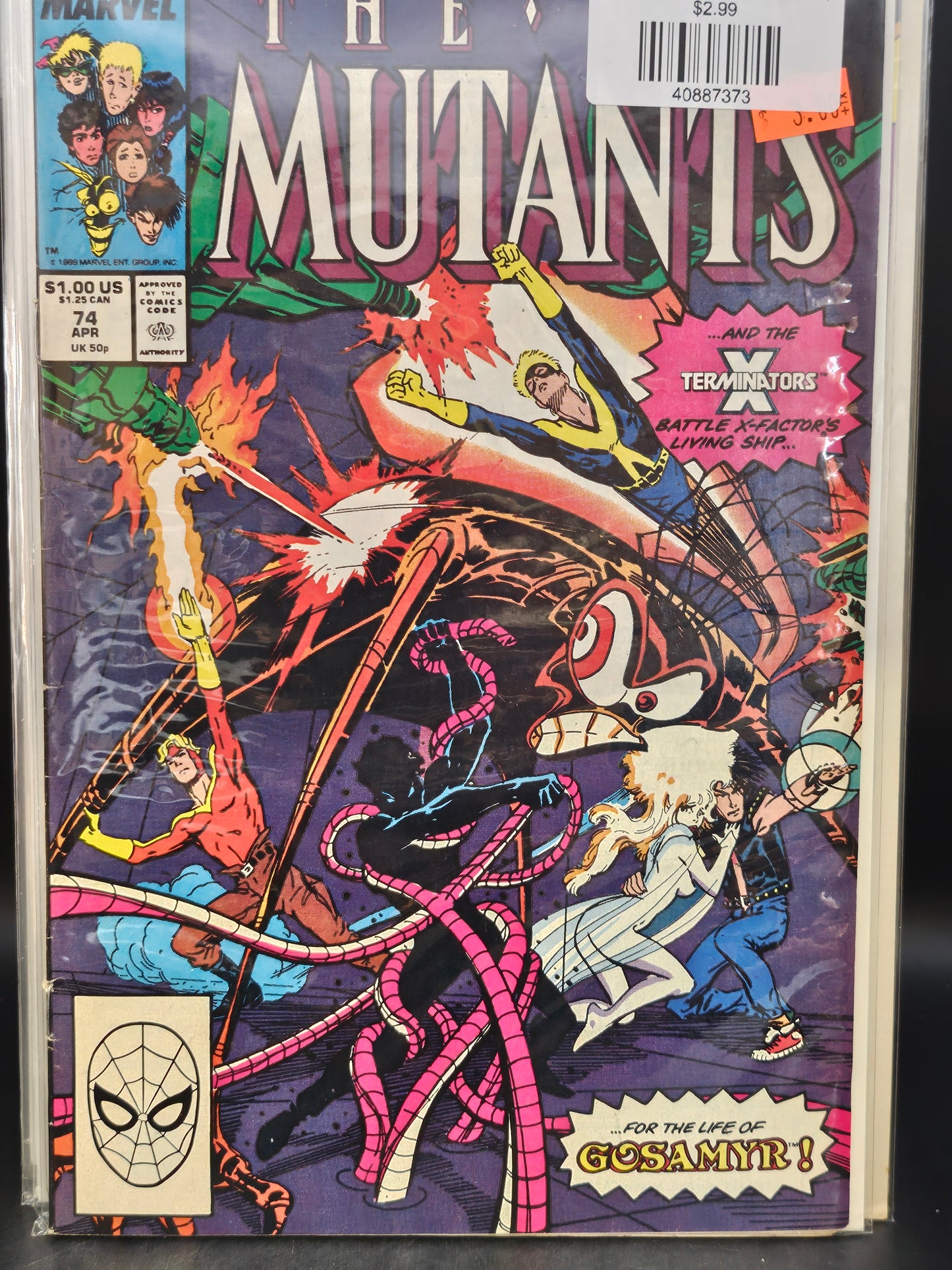 #74n New Mutants (1983 1st Series)