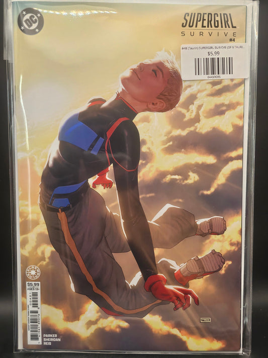 #4B (Taurin) SUPERGIRL SURVIVE (OF 6 TAURIN CLARKE CARD STOCK VAR)