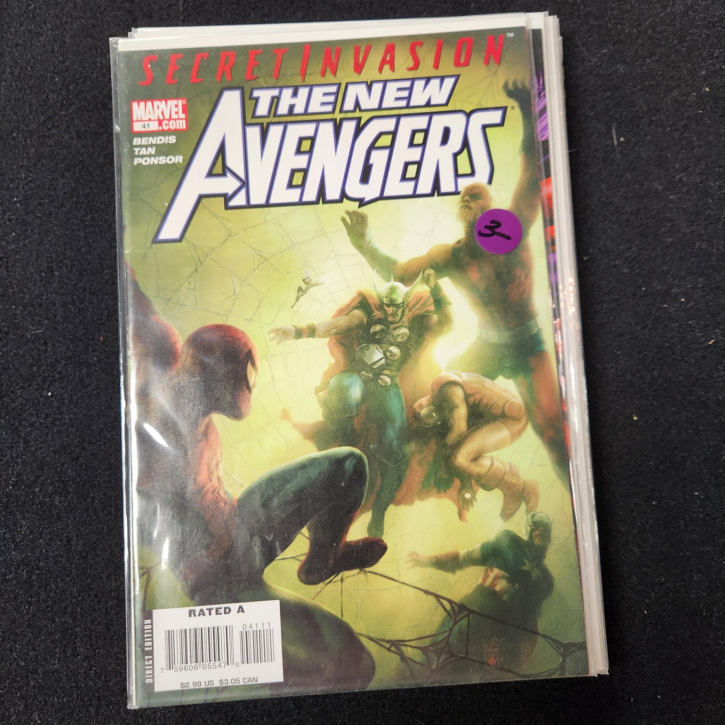 New Avengers #41 (2005-10) purple $3