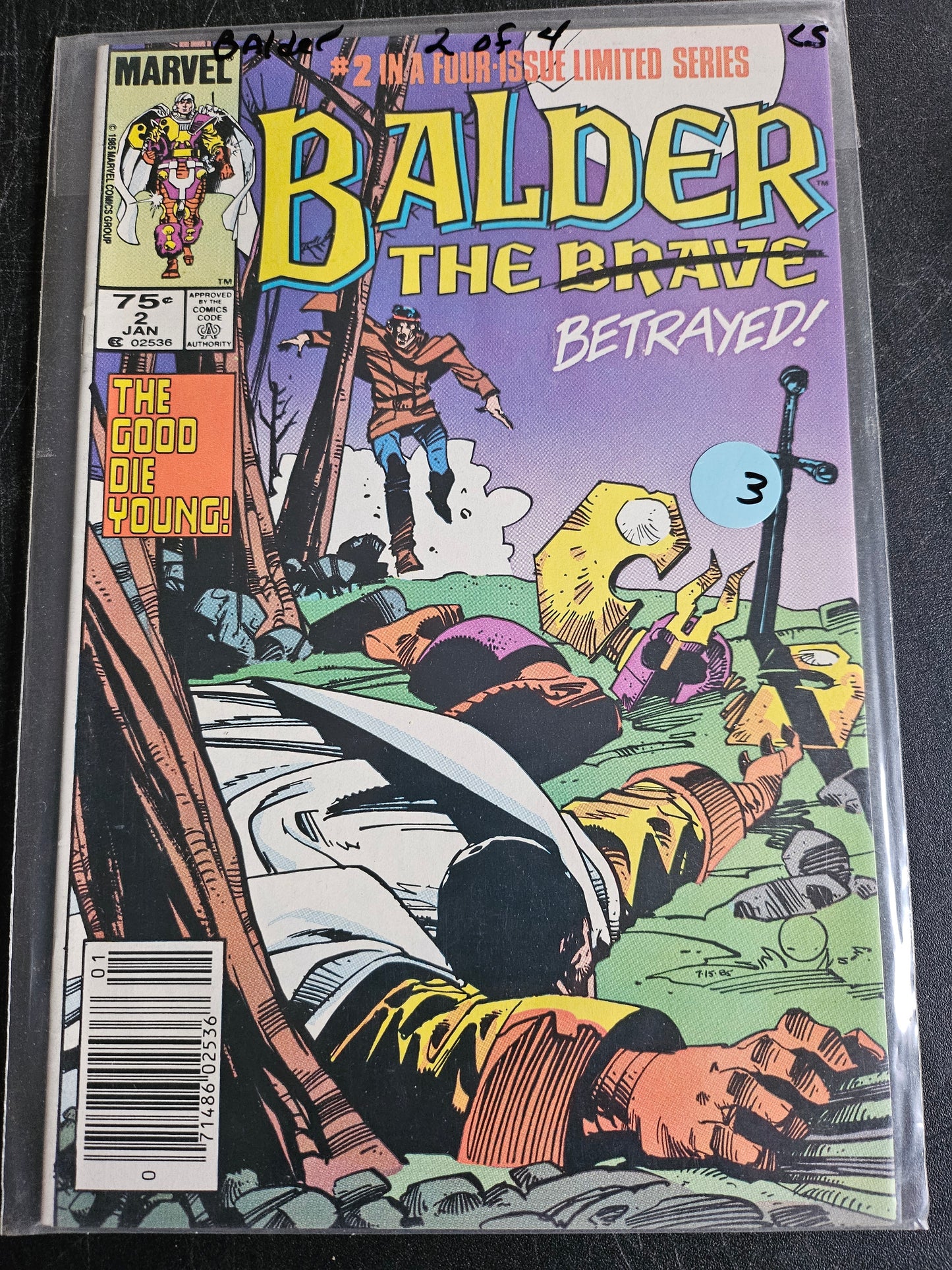 Balder the Brave – Marvel Comics – (1985–1986) – Volume 1 – Limited Series - #2 of 4