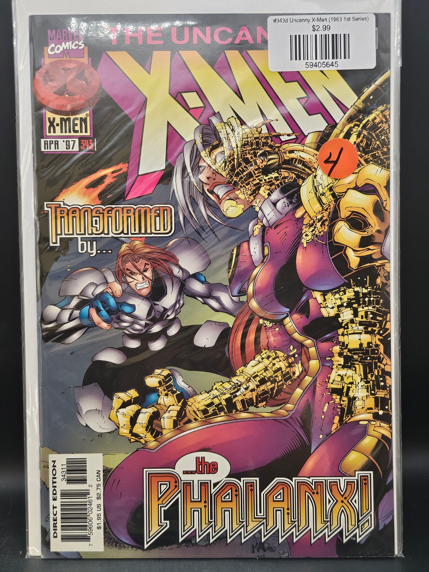 #343d Uncanny X-Men (1963 1st Series)