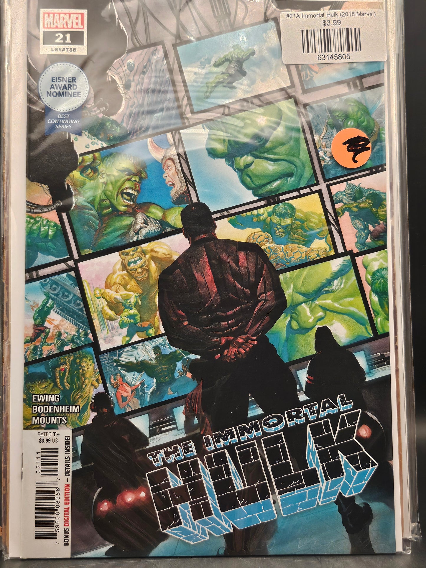 #21A Immortal Hulk (2018 Marvel)