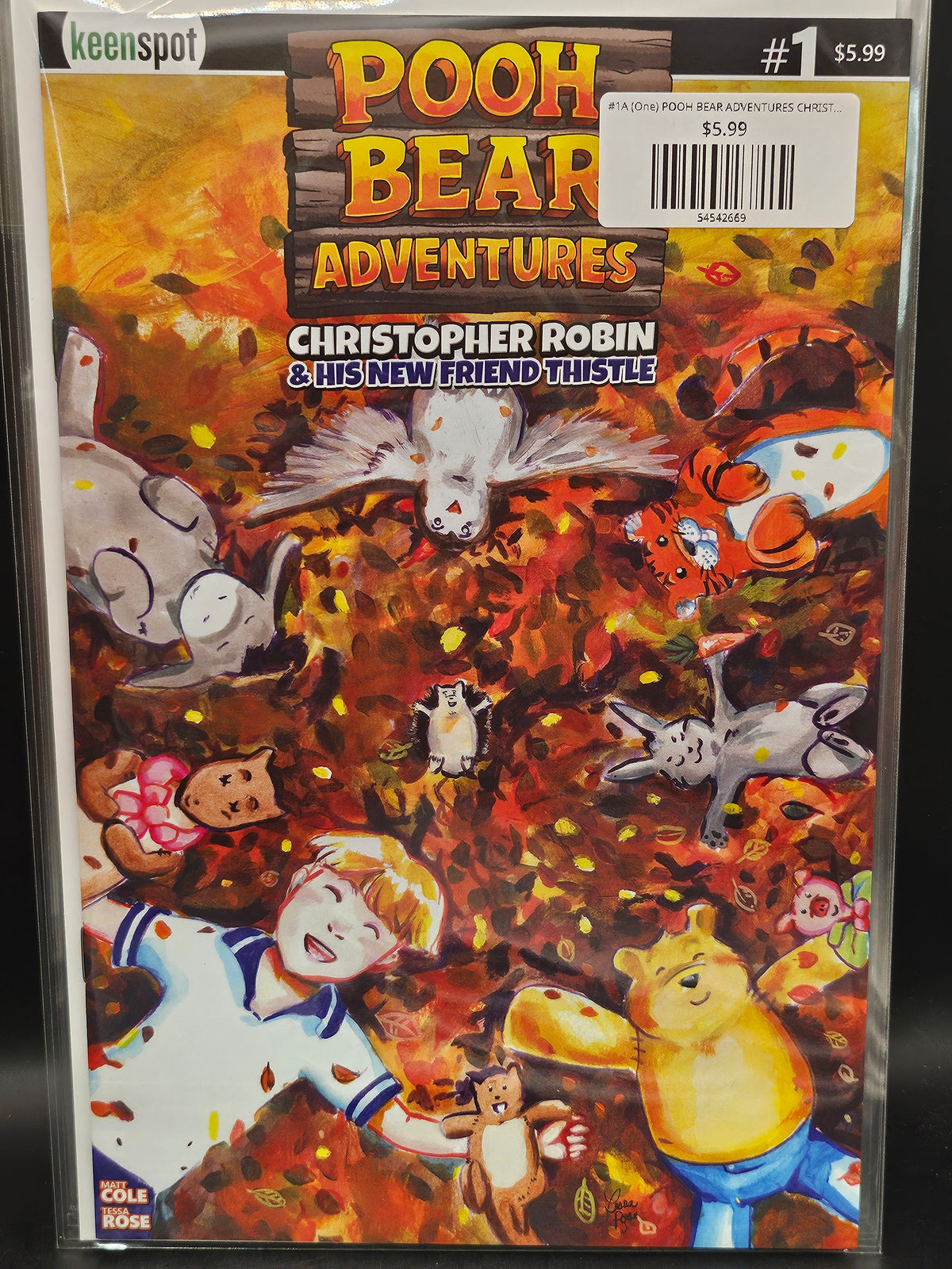 #1A (One) POOH BEAR ADVENTURES CHRISTOPHER ROBIN & HIS NEW FRIEND THISTLE (ONE SHOT TESSA ROSE THE GANGS ALL HERE)