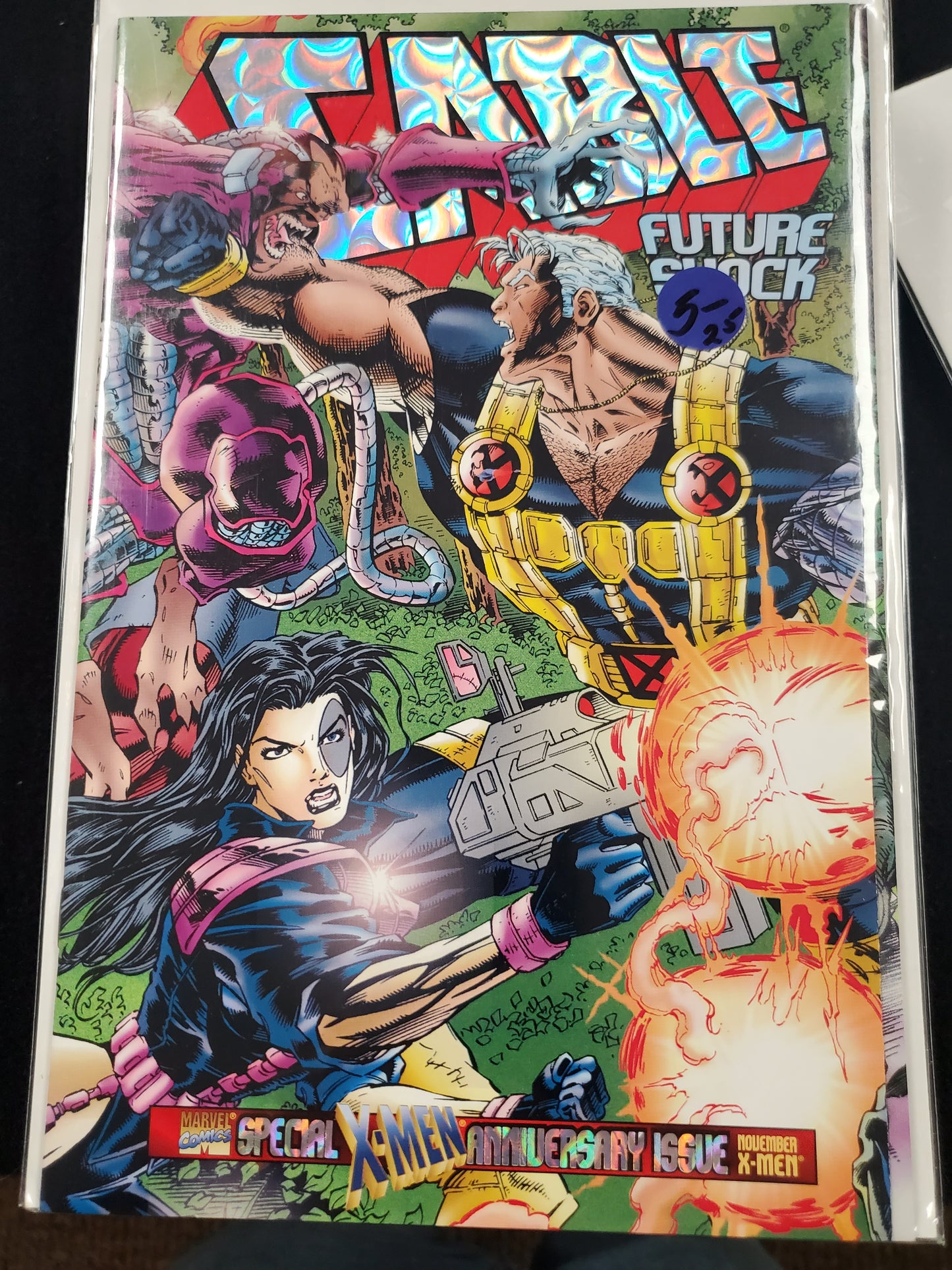 Cable – Marvel Comics – 1993–2002 – Volume 1 – #18 - Cover A - Collector's Edition Foil Wraparound Cover