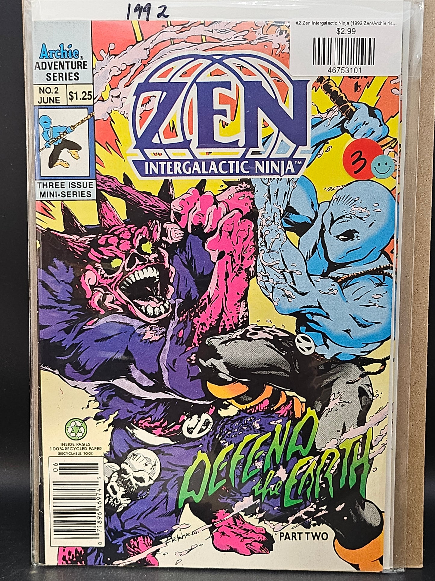 #2 Zen Intergalactic Ninja (1992 Zen/Archie 1st Series)