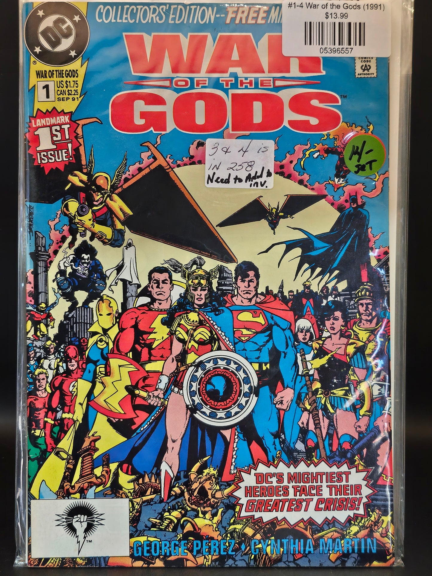 #1-4 War of the Gods (1991)