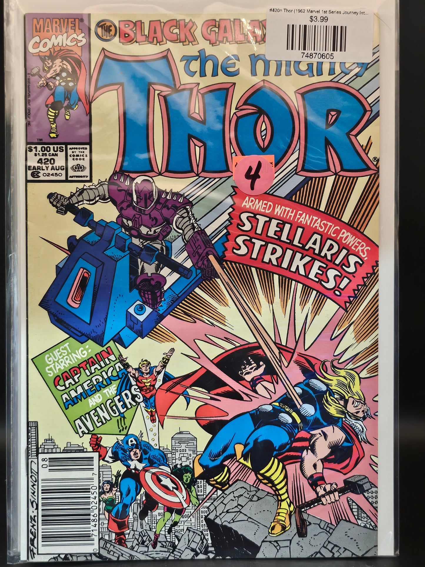 #420n Thor (1962 Marvel 1st Series Journey Into Mystery)