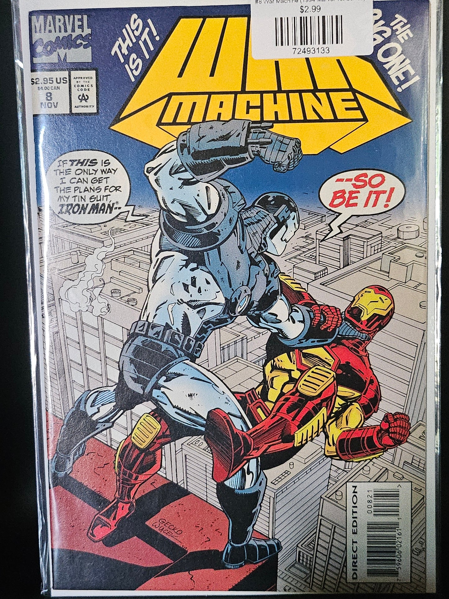 #8 War Machine (1994 Marvel 1st Series)