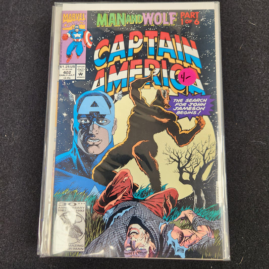 Captain America – Marvel – 1968–1996 – Volume 1 – Ongoing Series – #402