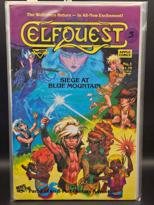 #1 - Elfquest Siege at Blue Mountain (1987)