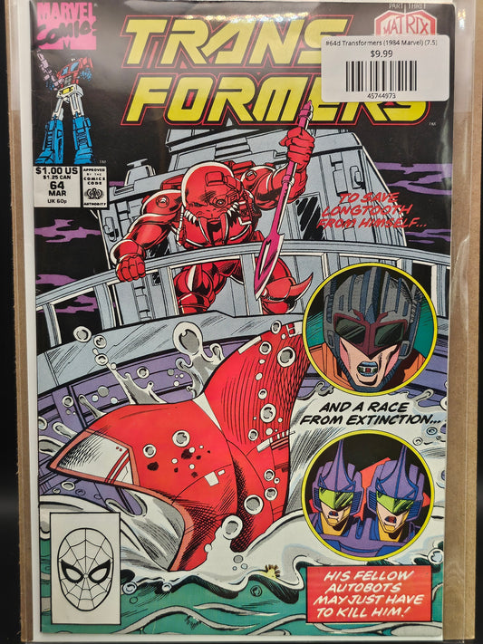 #64d Transformers (1984 Marvel) (7.5)