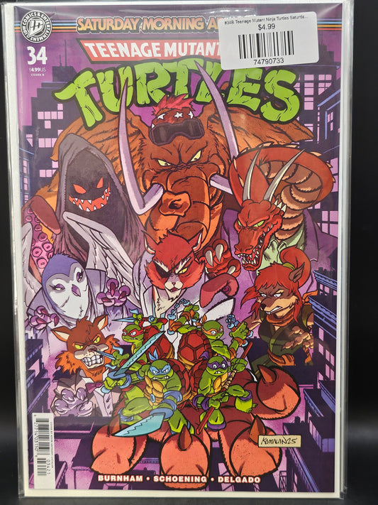#34B Teenage Mutant Ninja Turtles Saturday Morning Adventures (2023 IDW)