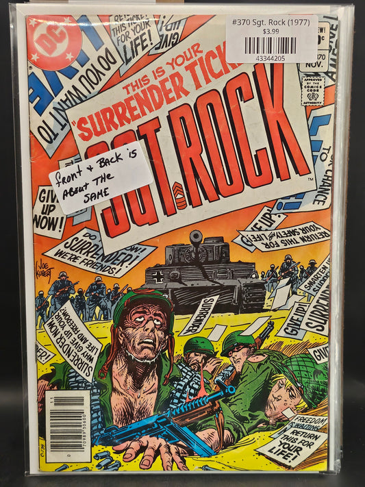 #370 Sgt. Rock (1977)