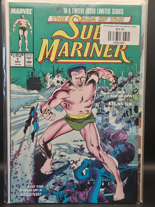 #1-12 Saga of the Sub-Mariner (1988)