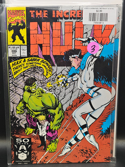 #386d Incredible Hulk (1962 Marvel 1st Series)