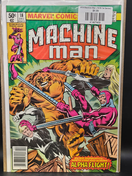 #18 Machine Man (1978 1st Series)