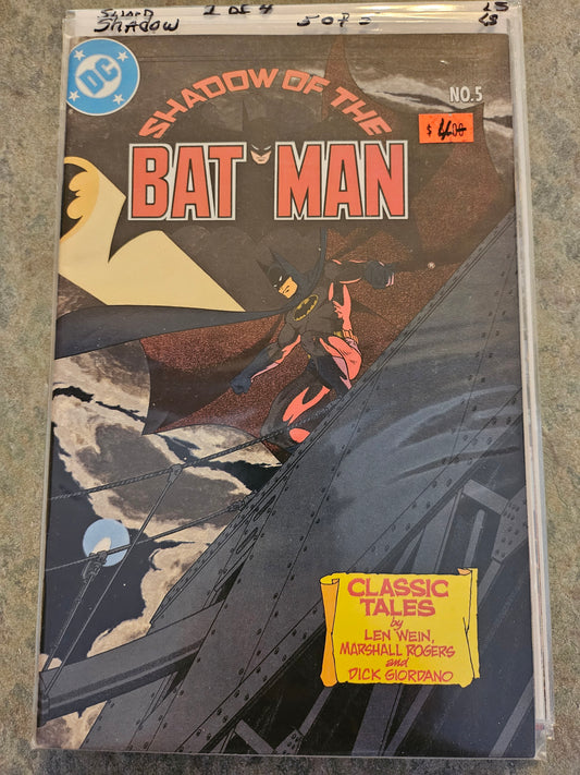 Shadow of the Batman – DC Comics – (1985–1986) – Volume 1 – Limited Series – #5 of 5