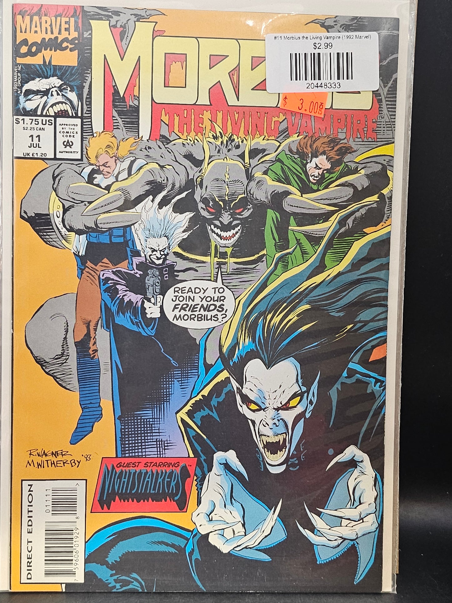 #11 Morbius the Living Vampire (1992 Marvel)