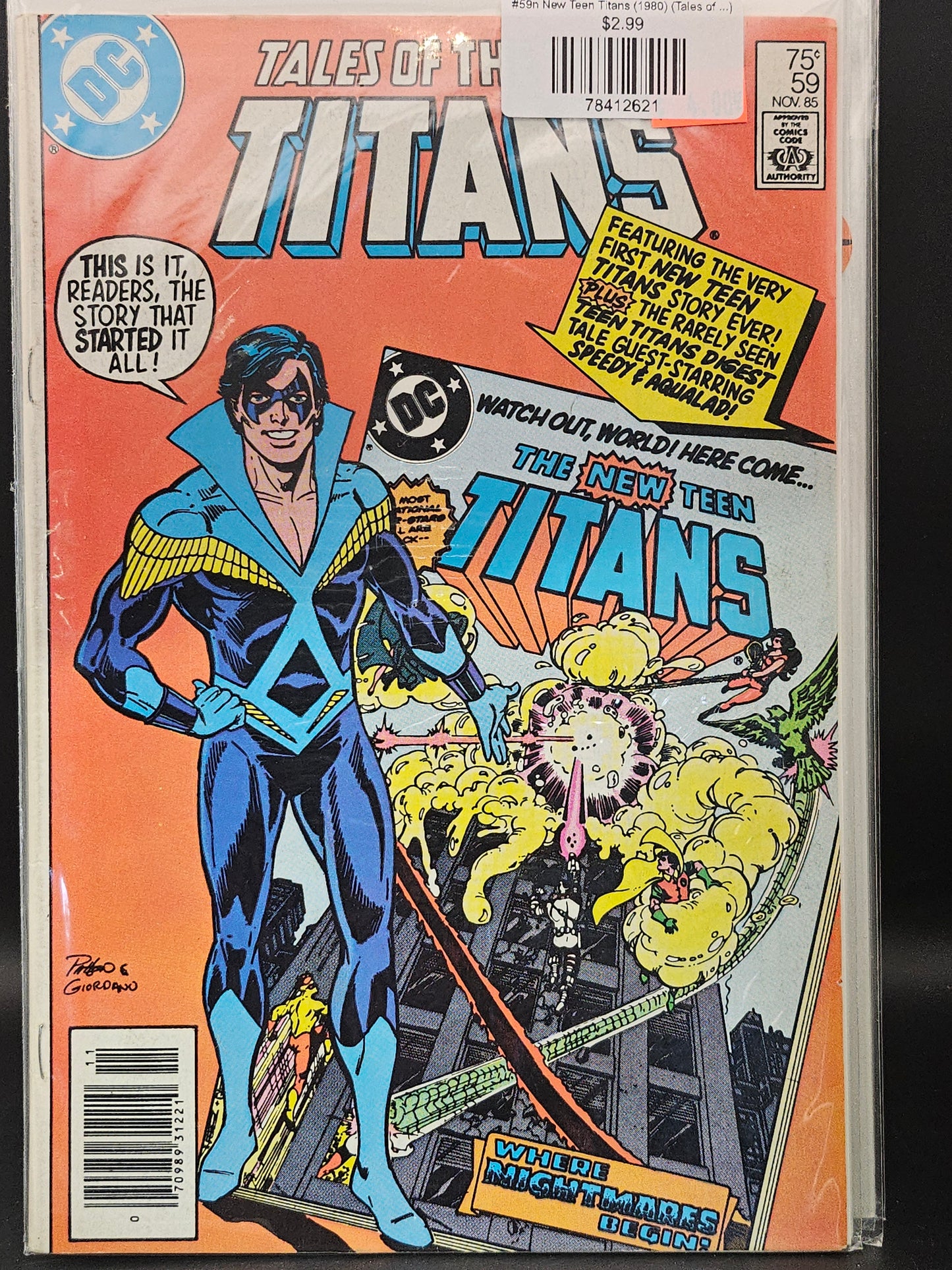 #59n New Teen Titans (1980) (Tales of ...)