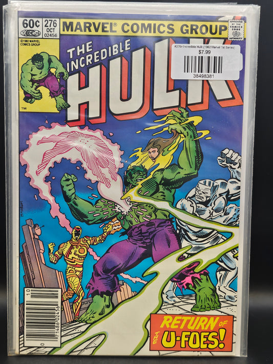 #276n Incredible Hulk (1962 Marvel 1st Series)