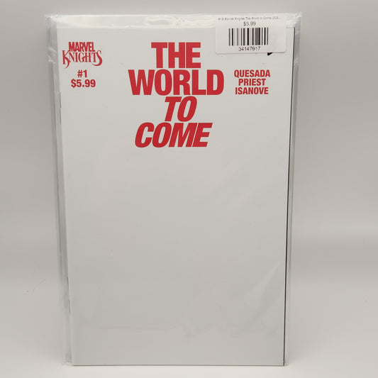 #1B Marvel Knights The World to Come (2025 Marvel) (Blank Cover)