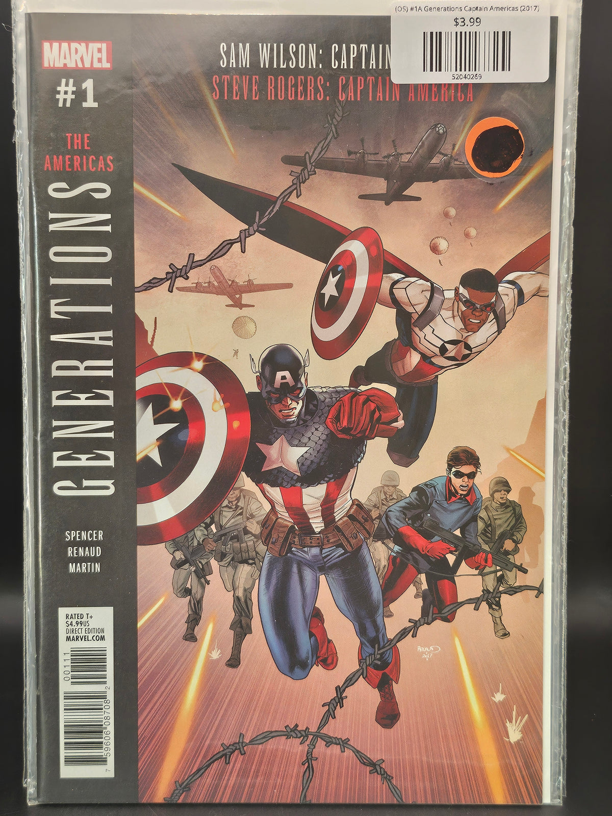 (OS) #1A Generations Captain Americas (2017)