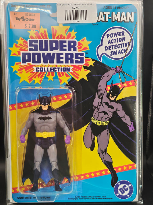 #27B (Jason) DETECTIVE COMICS (FACSIMILE EDITION JASON GEYER & ALEX SAVIUK FIRST APPEARANCE BATMAN SUPER POWERS ACTION FIGURE CARD STOCK VAR 2026)