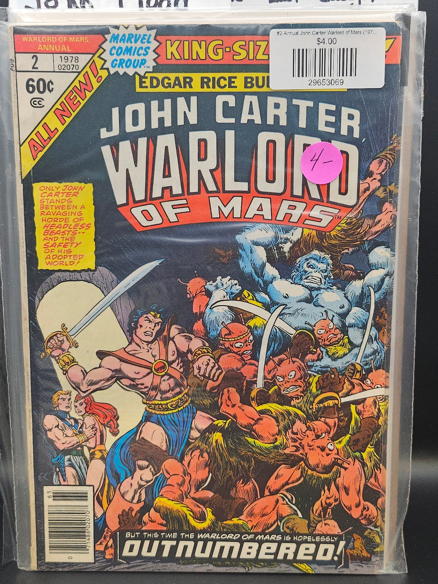 #2 Annual John Carter Warlord of Mars (1977 Marvel)