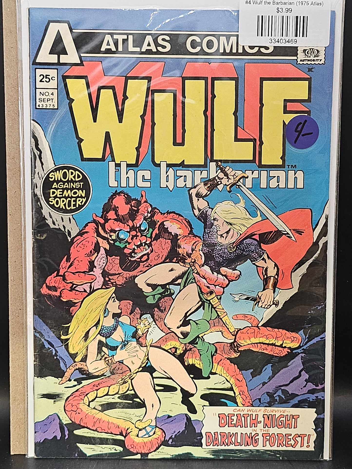#4 Wulf the Barbarian (1975 Atlas)