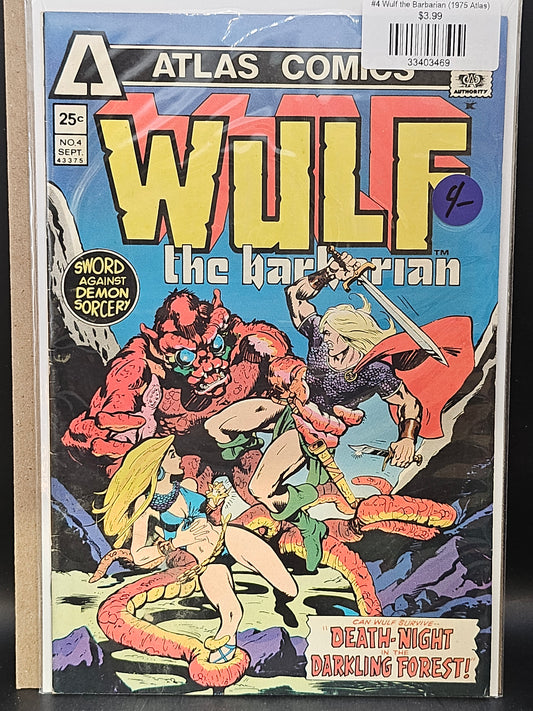 #4 Wulf the Barbarian (1975 Atlas)