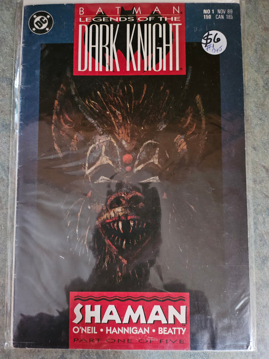 Batman: Legends of the Dark Knight – DC Comics – 1989–2007 – Volume 1 – #1 - Shaman Cover