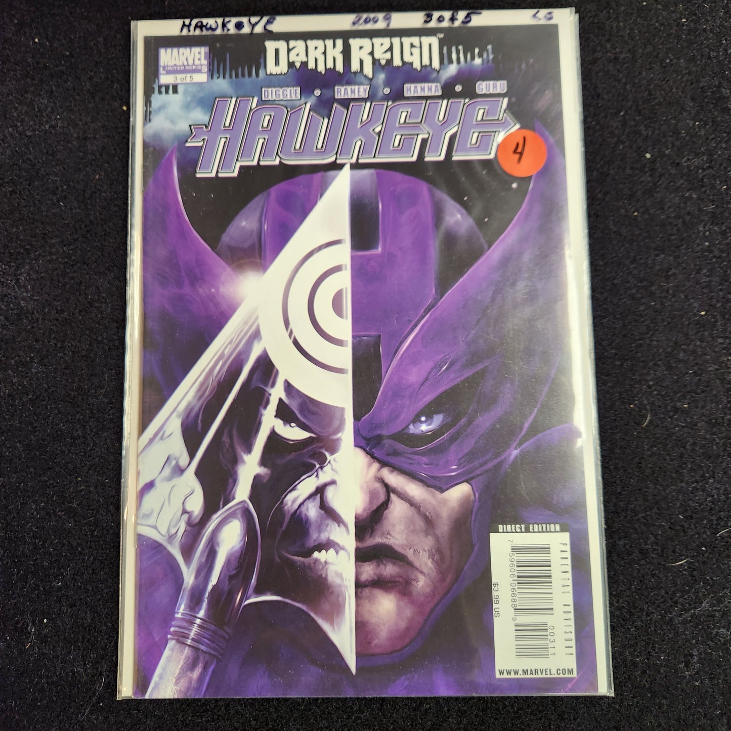 103.100 - Dark Reign Hawkeye - (LS) #3 of 5 -2009
