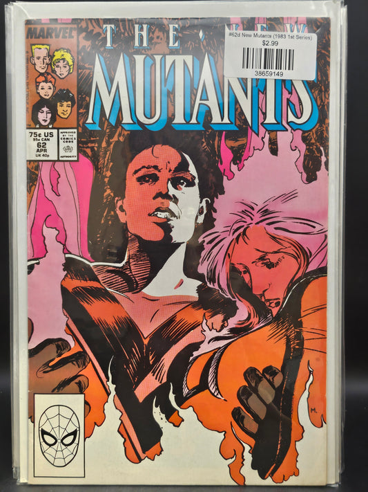 #62d New Mutants (1983 1st Series)