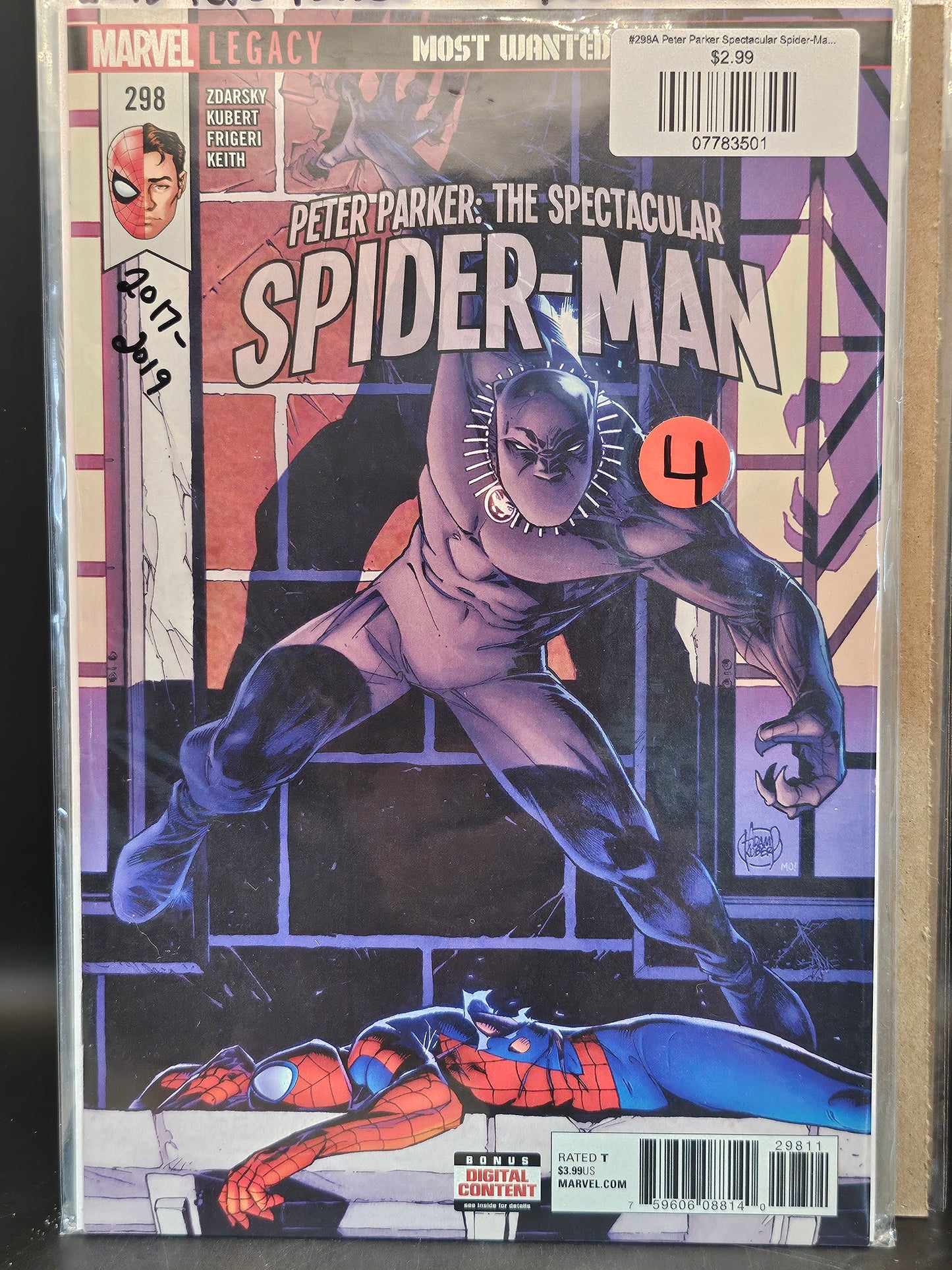 #298A Peter Parker Spectacular Spider-Man (2017 2nd Series)
