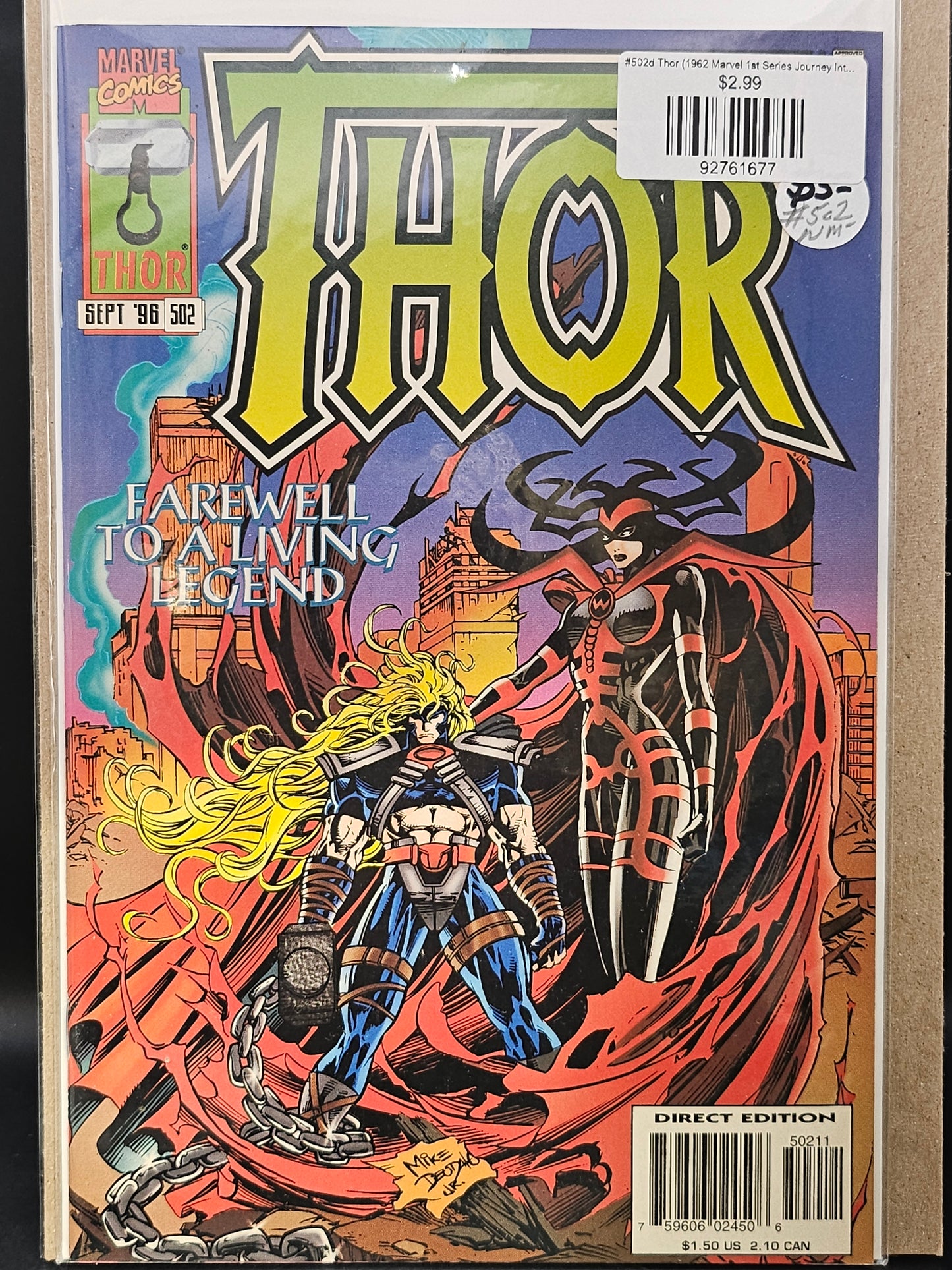 #502d Thor (1962 Marvel 1st Series Journey Into Mystery)