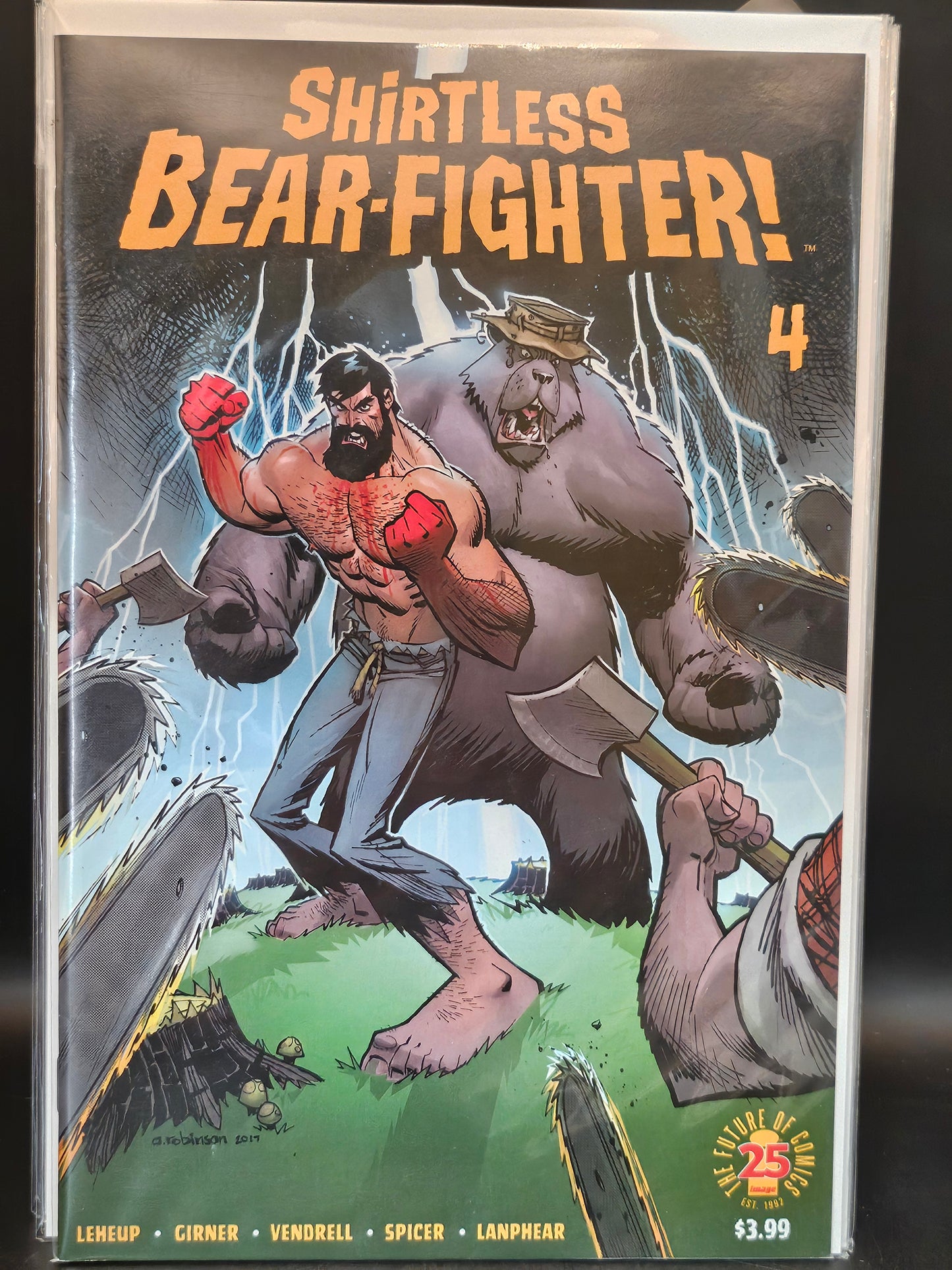 #1-5 Shirtless Bear-Fighter (2017 Image)