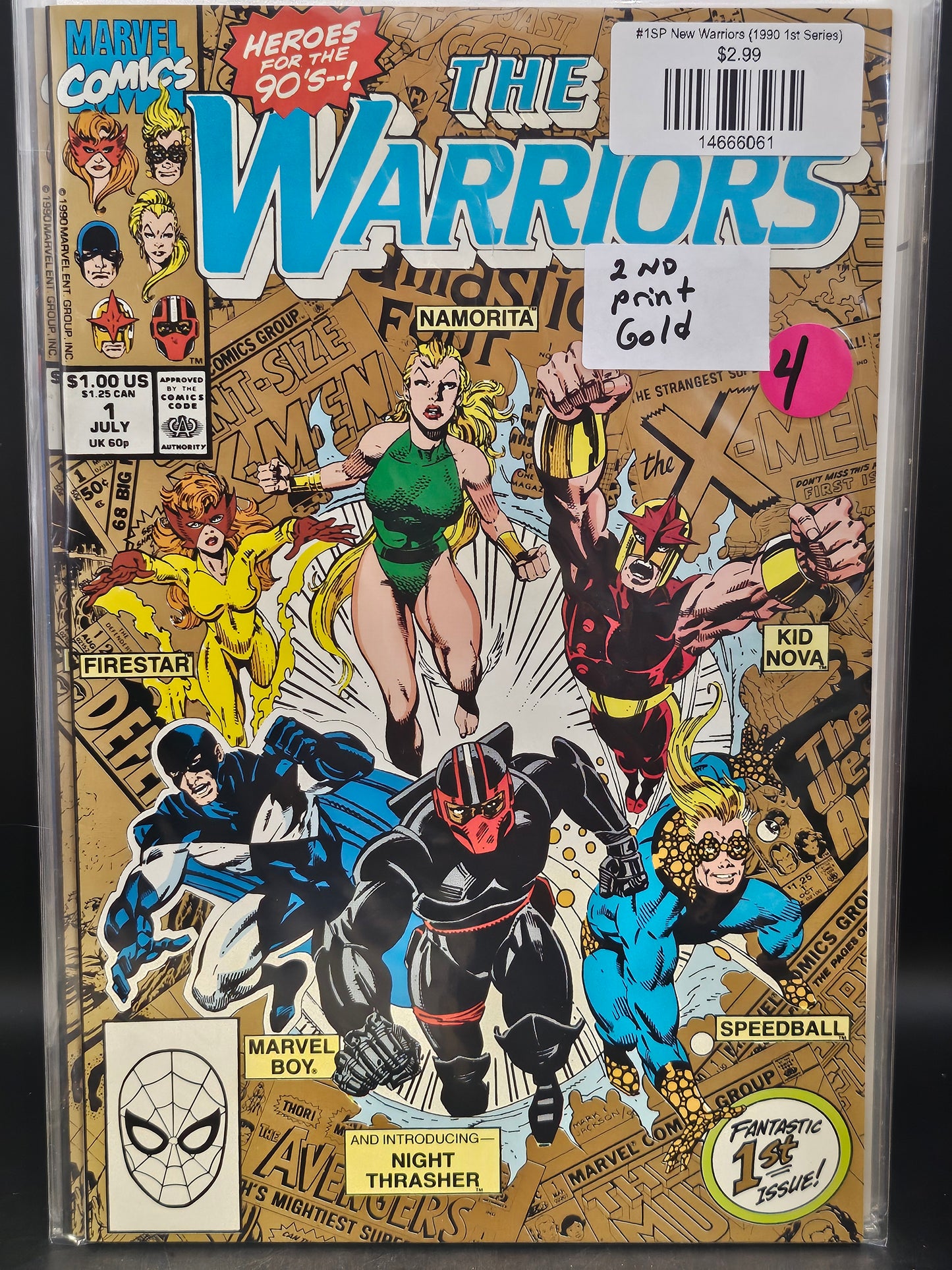 #1SP New Warriors (1990 1st Series)