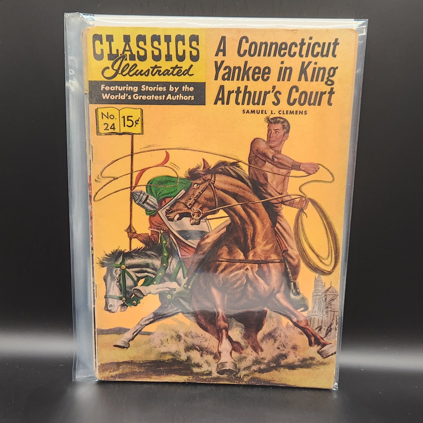#8 Classics Illustrated 024 A Yankee in King Arthur's Court : HRN 140