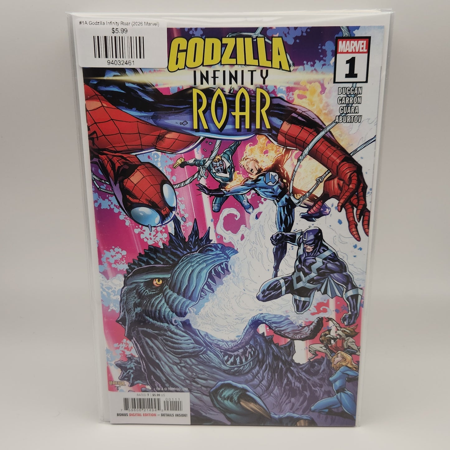 #1A Godzilla Infinity Roar (2026 Marvel)