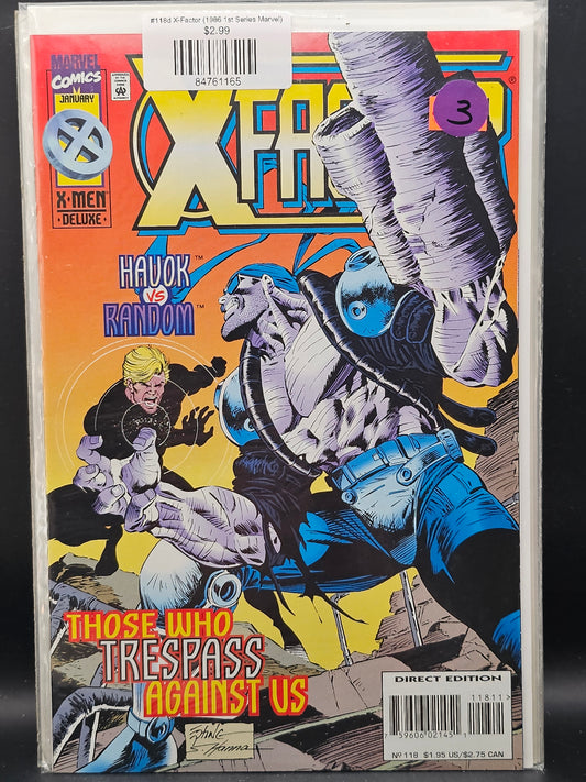#118d X-Factor (1986 1st Series Marvel)