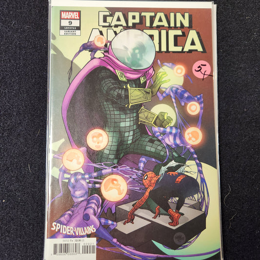 Captain America – Marvel – 2018–2021 – Volume 9 – Ongoing Series – #9 LGY #713 Cover B