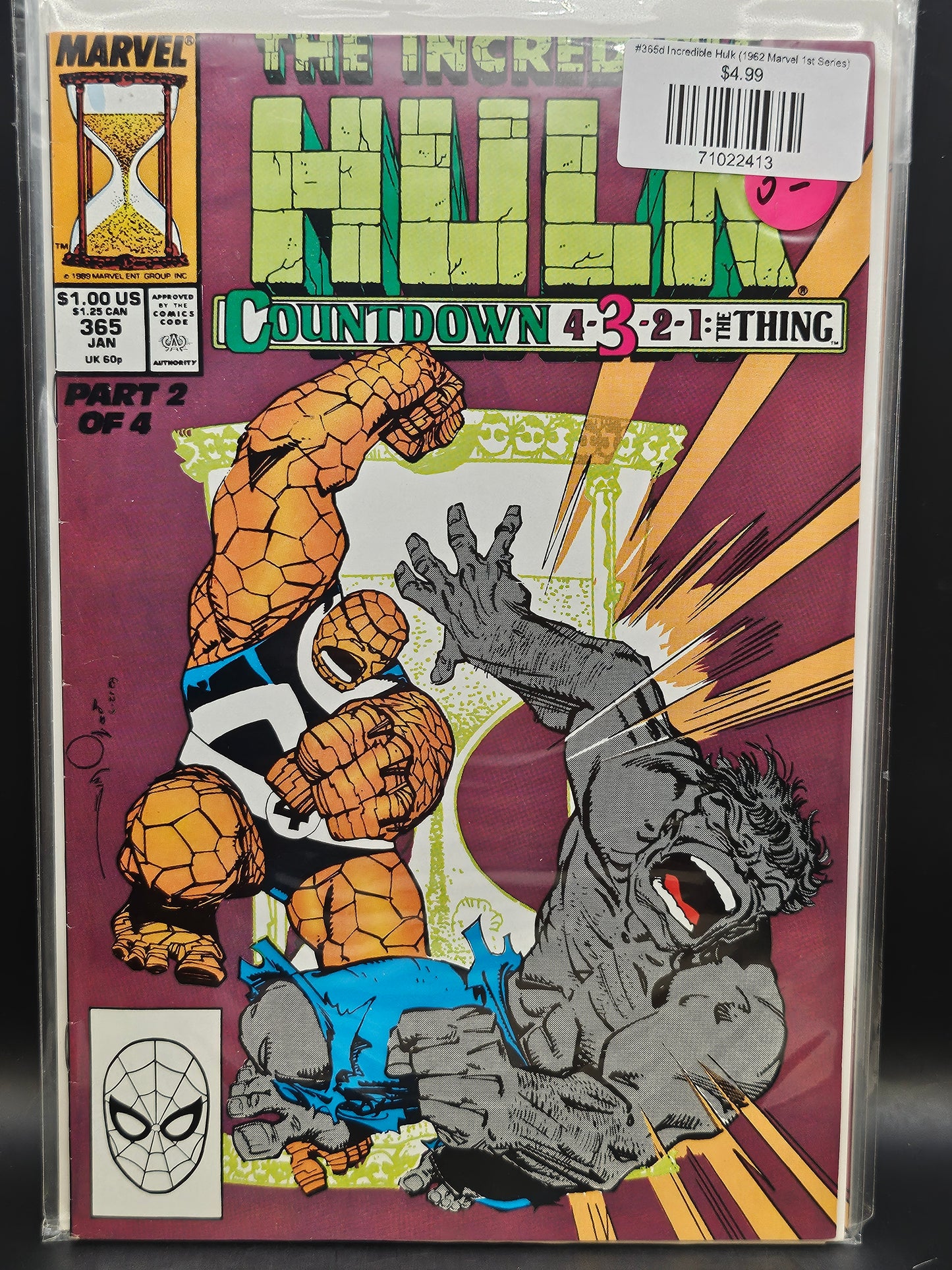 #365d Incredible Hulk (1962 Marvel 1st Series)
