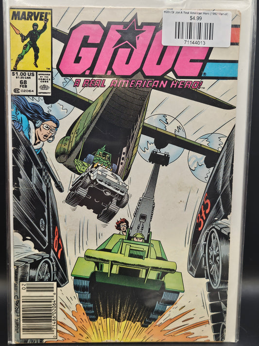 #68n GI Joe A Real American Hero (1982 Marvel)