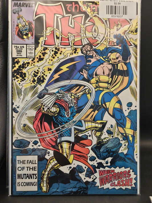 #386d Thor (1962 Marvel 1st Series Journey Into Mystery)