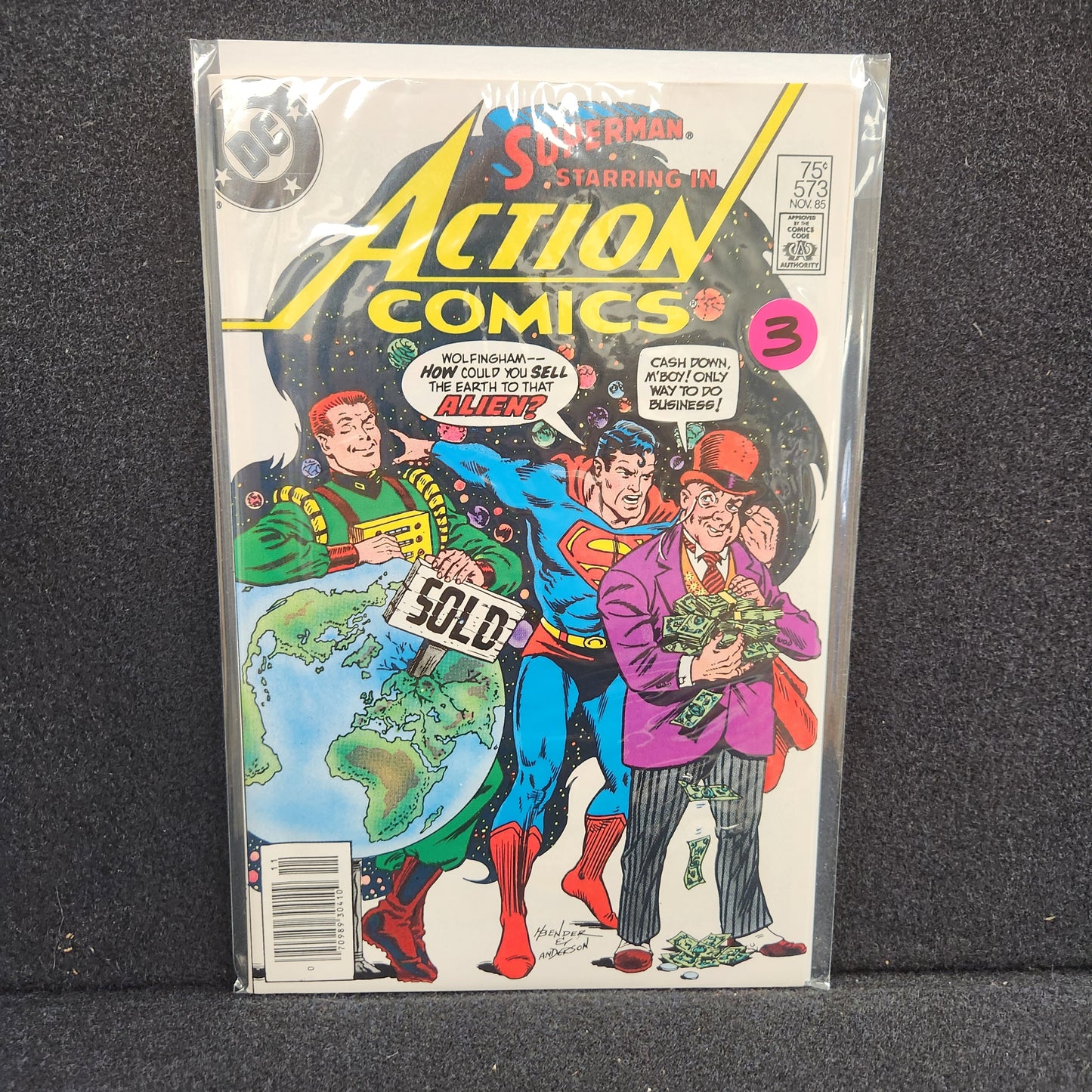 Action Comics #573 - Wolfingham's Scheme (DC 1985)