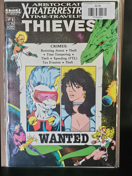 #1 Aristocratic Xtraterrestrial Time Traveling Thieves (1987)