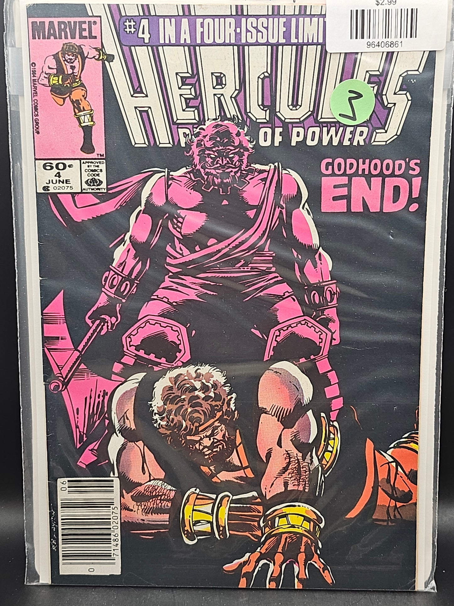 #4 Hercules (1984 2nd Series Marvel)