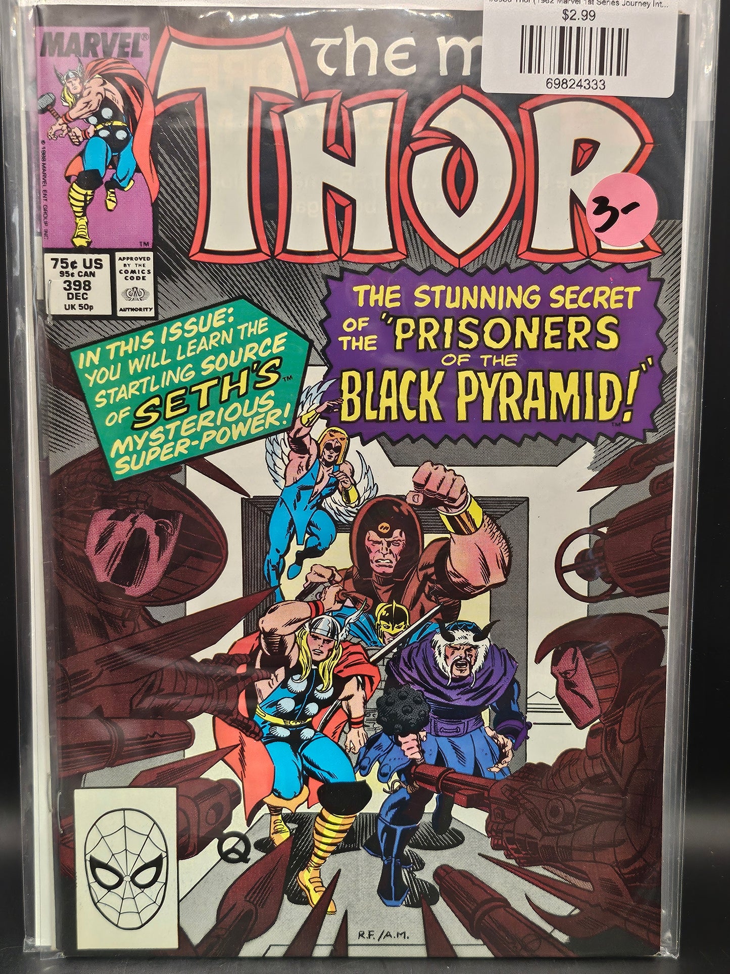#398d Thor (1962 Marvel 1st Series Journey Into Mystery)