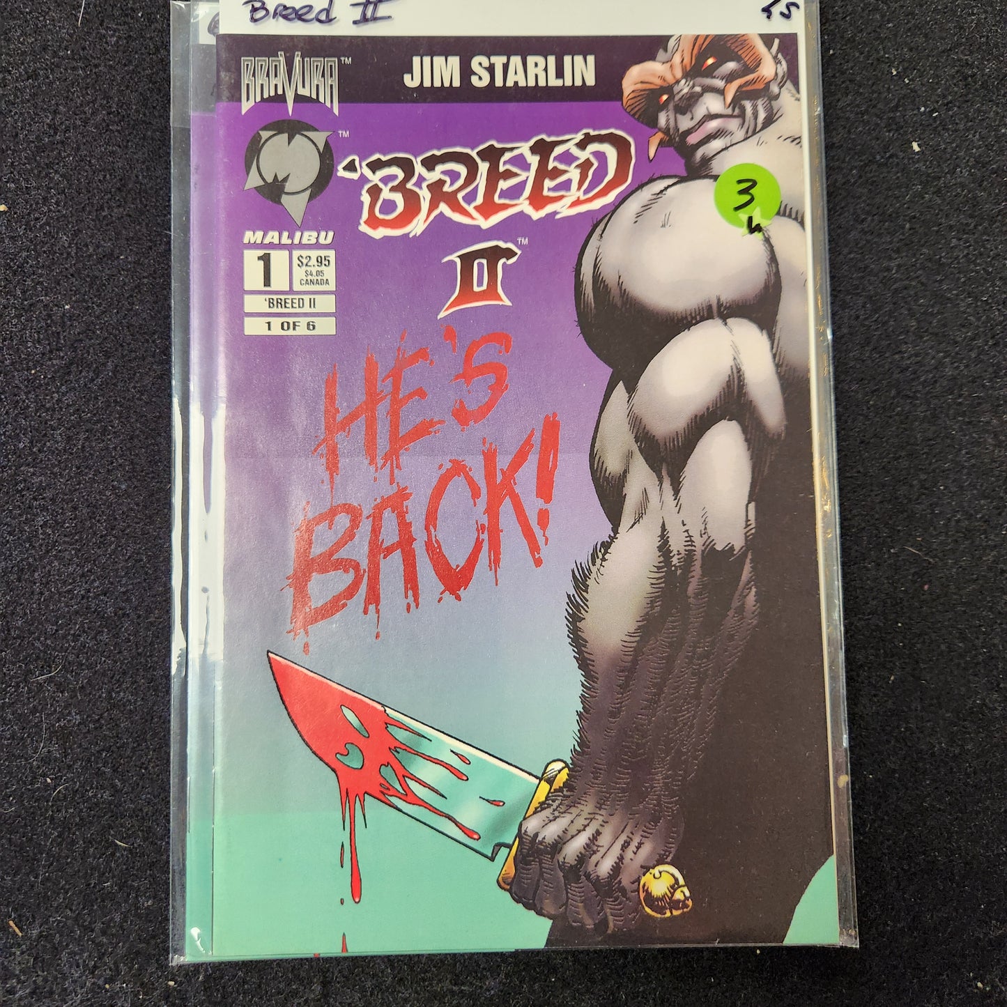 Breed II: Book of Revelation – Malibu Comics / Bravura – (1994–1995) – Volume 2 – Limited Series - #1 of 6