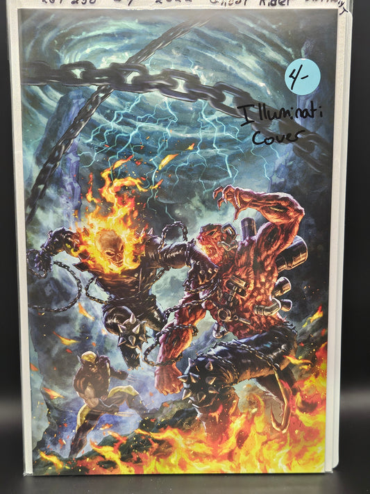 #7 Illuminati Cover - Ghost Rider (2022 Marvel)